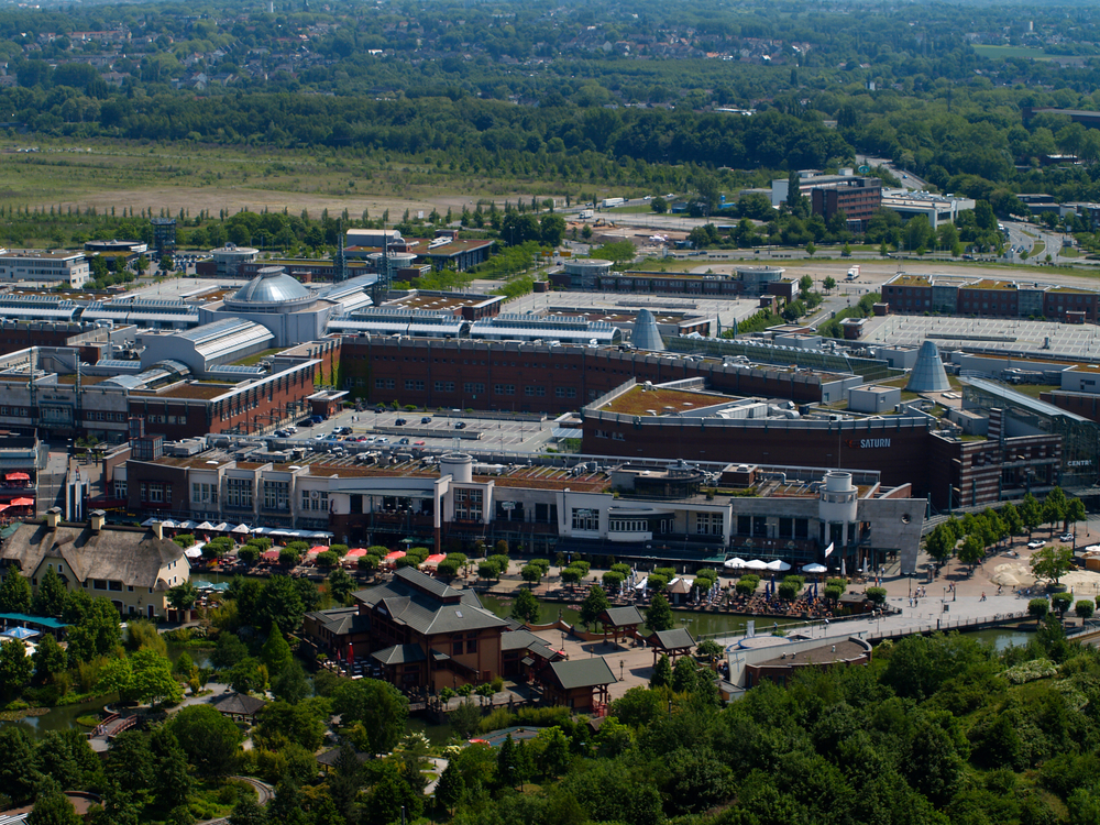 Aerial View Of The Centro Oberhausen Mall
